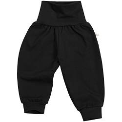 Lilakind“ Baby Kinder Mädchen Jungen Pumphose Hose Babyhose Jersey Uni einfarbig Basic schwarz Gr. 122/128- Made in Germany von Lilakind