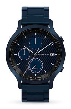 Lilienthal Berlin, Chronograph Limited Edition Solar II mit Armband Mesh Blue von Lilienthal