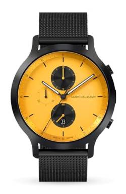 Lilienthal Berlin, Chronograph Line 2 mit Armband Mesh Black von Lilienthal