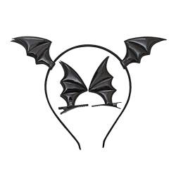 Cosplay Fledermaus Stirnband Cartoon Fledermaus Flügel Haarspangen Choker Set für Halloween Party Tragen Haarband Party Dekor Supplies von Lilinzhi