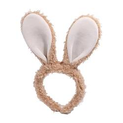 Große Hasenohren Haarreifen Frauen Stirnband Make-up Stirnband für Ostern Cosplay Haarschmuck von Lilinzhi