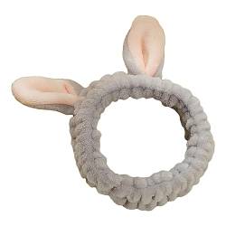 Schöne Stirnbänder für Damen, Make-up und Waschgesicht, Plüsch-Stirnband, elastisches Haarband für Damen und Mädchen, Hautpflege-Stirnband von Lilinzhi