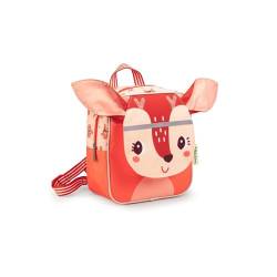 Lilliputiens Wonder Stella Rucksack, Braun, Orange und Rosa von Lilliputiens