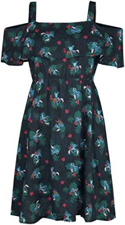 Lilo & Stitch Jungle Frauen Kurzes Kleid dunkelblau XS von Lilo and Stitch