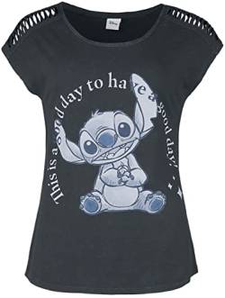 Lilo & Stitch This is A Good Day Frauen T-Shirt schwarz M von Lilo and Stitch