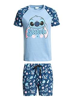 Lilo & Stitch Weird But Cute Frauen Schlafanzug blau L von Lilo and Stitch