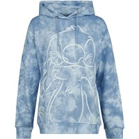 Lilo & Stitch - Disney Kapuzenpullover - Stitch Sketch - S bis XXL - für Damen - Größe L - blau  - Lizenzierter Fanartikel von Lilo & Stitch