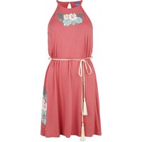 Lilo & Stitch - Disney Kleid knielang - Stitch - Blumen - S bis XXL - für Damen - Größe XXL - pink  - EMP exklusives Merchandise! von Lilo & Stitch