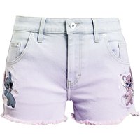 Lilo & Stitch - Disney Short - Stitch & Angel - 27 bis 31 - für Damen - Größe 28 - denim  - EMP exklusives Merchandise! von Lilo & Stitch