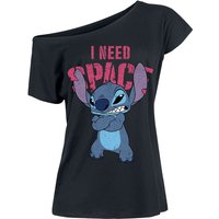 Lilo & Stitch - Disney T-Shirt - I Need Space - S bis L - für Damen - Größe M - schwarz  - Lizenzierter Fanartikel von Lilo & Stitch