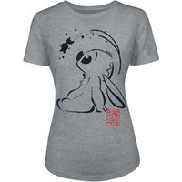 Lilo & Stitch - Disney T-Shirt - Japan - M bis XL - für Damen - Größe L - grau meliert  - EMP exklusives Merchandise! von Lilo & Stitch