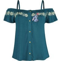 Lilo & Stitch - Disney T-Shirt - Jungle - XS bis 5XL - für Damen - Größe 3XL - dunkelgrün  - EMP exklusives Merchandise! von Lilo & Stitch