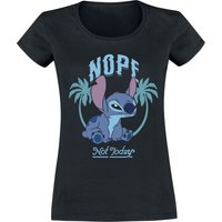 Lilo & Stitch - Disney T-Shirt - Nope Not Today - L bis XXL - für Damen - Größe XL - schwarz  - EMP exklusives Merchandise! von Lilo & Stitch