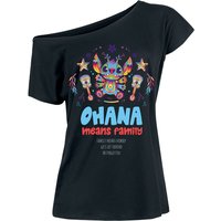 Lilo & Stitch - Disney T-Shirt - Ohana Mexico - S bis XXL - für Damen - Größe L - schwarz  - Lizenzierter Fanartikel von Lilo & Stitch
