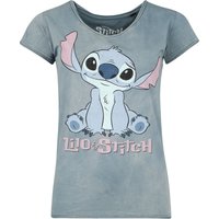 Lilo & Stitch - Disney T-Shirt - Stitch - M bis XL - für Damen - Größe L - blau  - EMP exklusives Merchandise! von Lilo & Stitch