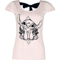 Lilo & Stitch - Disney T-Shirt - Stitch - S bis XXL - für Damen - Größe L - rosa  - EMP exklusives Merchandise! von Lilo & Stitch