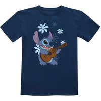 Lilo & Stitch - Disney T-Shirt für Kinder - Kids - Rainbow - für Mädchen & Jungen - blau  - Lizenzierter Fanartikel von Lilo & Stitch