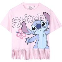 Lilo & Stitch T-Shirt Mädchen Shirt mit Fransen aus Jersey Gr. 116 - 164 cm von Lilo & Stitch