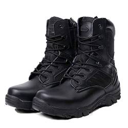 LiliChan Männer Taktische Stiefel Delta Side Einsatzstiefel Wasserdicht Boots Military Schuhe (41 EU, Schwarz) von Lilychan