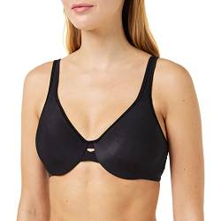 Maidenform Damen, Minimizer, BH, Dream Punge into Comfort Keyhole Minimiser, Black (Onyx), Gr. 75E von Lilyette