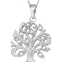 Limana Kette mit Anhänger echt 925 Sterling Silber Lebensbaum Baum des Lebens, Frauen jugendliche Mädchen Geschenkidee Geschenk Idee von Limana