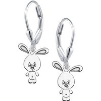 Limana Paar Ohrhänger Kinder Mädchen Hängeohrringe 925 Sterling Silber hängende Ohrringe, A24o, Kinderschmuck, Hase von Limana