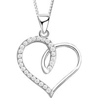 Limana Silberkette Damen Frauen Herz Anhänger mit Kette 925 Sterling Silber Herzkette (inkl. Herz Gravurdose), Liebe Geschenk Liebesgeschenk Freundin von Limana