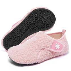 Limberun Kinder Hausschuhe Kleinkind hausschuhe jungen leichtes Gewicht pantoffeln madchen rosa 30-31 von Limberun