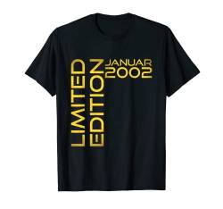Januar 2002 Limited Edition Geburtstag T-Shirt von Limited Edition Geburtstagssprüche