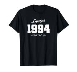 30 Jahre Jahrgang 1994 Limited Edition 30. Geburtstag T-Shirt von Limited Edition Jahrgang Geburtstagsgeschenke