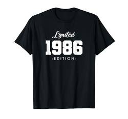 38 Jahre Jahrgang 1986 Limited Edition 38. Geburtstag T-Shirt von Limited Edition Jahrgang Geburtstagsgeschenke