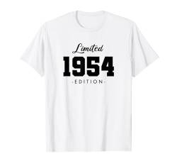 70 Jahre Jahrgang 1954 Limited Edition 70. Geburtstag T-Shirt von Limited Edition Jahrgang Geburtstagsgeschenke