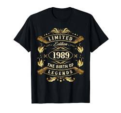 1989 - 30. Geburtstag Shirt - 30 Jahre T-Shirt von Limited Edition Jahrgangs Shirts & Geschenke