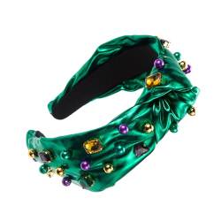 Luxuriöses Haarband Vielseitiges Stirnband Handgefertigtes Festival Haar Accessoire Kopfschmuck Für Frauen Und Mädchen Elegantes Knoten Stirnband von Limtula