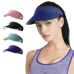 Lin’s Liliana Sport Cap elastisch Damen - Schweißaufnehmbar Sonnenhut Frauen - Leichte & Schnell Trocknende Sport Kappe für Tennis Running Golf Wandern Joggen (Dunkelblau) von Lin's Liliana