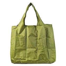 Lin’s Liliana große Faltbare Tasche 43x66cm, wiederverwendbare Einkauftasche leichte Handtasche schnelltrocknend reißfest für Einkauf Reise Ausflug (Grün) von Lin's Liliana