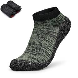 Minimalist Barefoot Sock Shoes for Women and Men,Multi-Purpose Lightweight Non Slip Walking Shoes (Green, Erwachsene, Damen, 37, Numerisch, EU Schuhgrößensystem, M) von LinZong