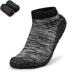 Minimalist Barefoot Sock Shoes for Women and Men,Multi-Purpose Lightweight Non Slip Walking Shoes (Grey, Erwachsene, Damen, 39, Numerisch, EU Schuhgrößensystem, M) von LinZong