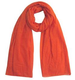 Lina & Lily Damen Schal mit Glitzert (Orange) von Lina & Lily