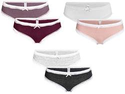 Linda Loom Damen String,6 Pack,40-42,Mehrfarbig1 von Linda Loom