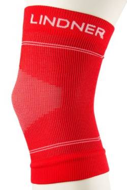 Lindner socks Kniebandage rot (L) - mit verbessertem Randabschluss von Lindner socks