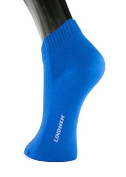 Lindner socks Shorties - Sneaker Quarter Socken (35-38, blau) von Lindner socks