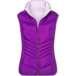 Linea Primero Wendeweste Damen Kenosha Vest Women Farbe Purple, Größe 38 von Linea Primero