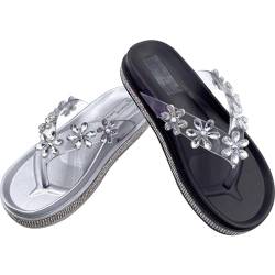 Linea Scarpa Madeira Zehentrenner Sandalette Damen Flip Dianette mit Fußbett: Farbe: Grau | Größe: 39 von Linea Scarpa