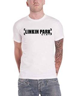 Linkin Park Bracket Logo (White) T-Shirt M von Linkin Park