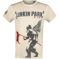 Linkin Park T-Shirt - Hybrid Theory - M bis 4XL - für Männer - Größe 4XL - altweiß  - EMP exklusives Merchandise! von Linkin Park