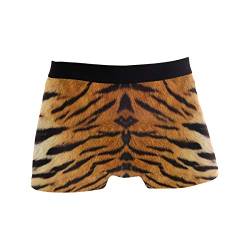 Linomo Herren Boxershorts Tropisch Tier Tiger Druck Unterhosen Männer Herren Unterwäsche für Männer von Linomo