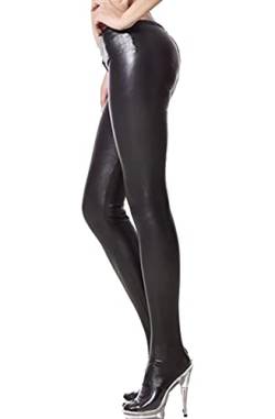 LinvMe Damen Sexy Hot Latex Pencil Pants Niedrige Taille XXL von LinvMe