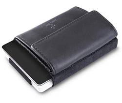 Lion & Son Pocket2 - Mini-Wallet Geldbörse Kompatibel mit AirTag* & RFID-Blockierung* - Kartenetui I bis 14 Kreditkarten Slim Geldbeutel - Kunst-Leder Münzfach Portemonnaie Geldtasche von Lion & Son