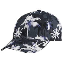 Lipodo Palms Holiday Cap Basecap Baseballcap Baumwollcap Damen/Herren - mit Schirm Frühling-Sommer - One Size dunkelgrau von Lipodo